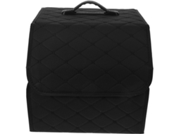 Organizador dobrável para porta-bolsas de carro, ideal para SUVs e outros veículos.