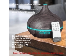 Difusor de Óleos Essenciais 500ml com Controle MDUG