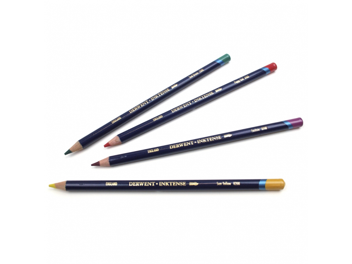 Lápis de Cor Inktense DERWENT Sun Amarelo 0200