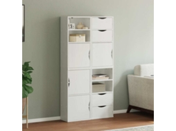 Móveis De Apoio 4 Pcs Odda Pinho De Madeira Maciça Branco Lovely Home
