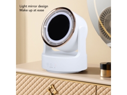 Laxiscreed Ventilador De Mesa Com Oscilação E Luz Central Para Conforto