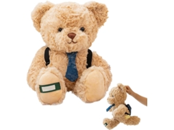 Urso De Pelúcia Macio Para Decoração Casa, Com Mochila, Boneco