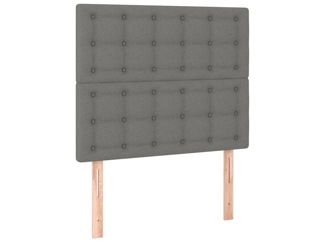 Cabeceira Cinza Escuro 90x5x118/128 Cm Tecido MAISON EXCLUSIVE