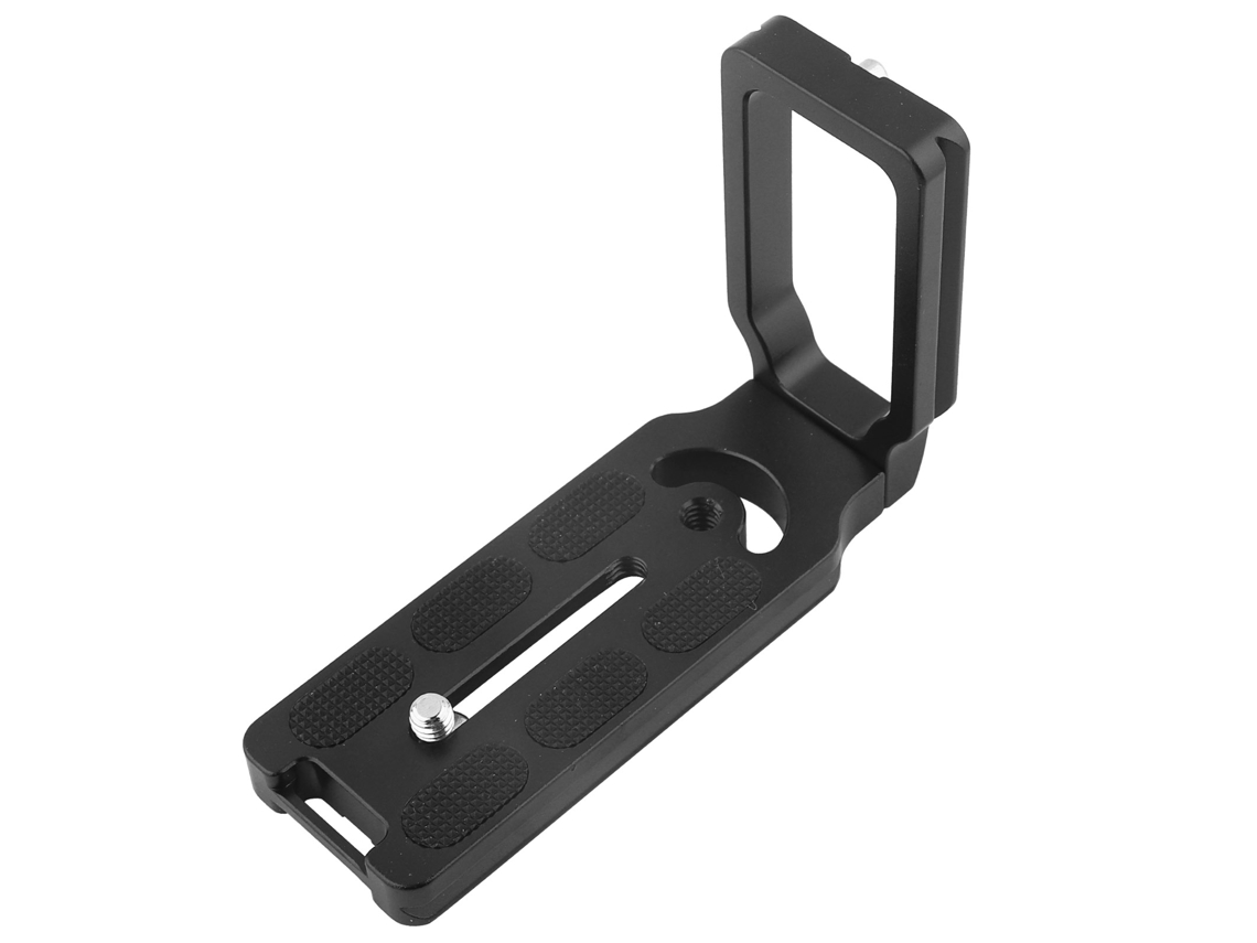 Suporte em L de liberação rápida em liga de alumínio preto para Canon EOS 5D Mark II Mark III 750D 760D LAXISCREED