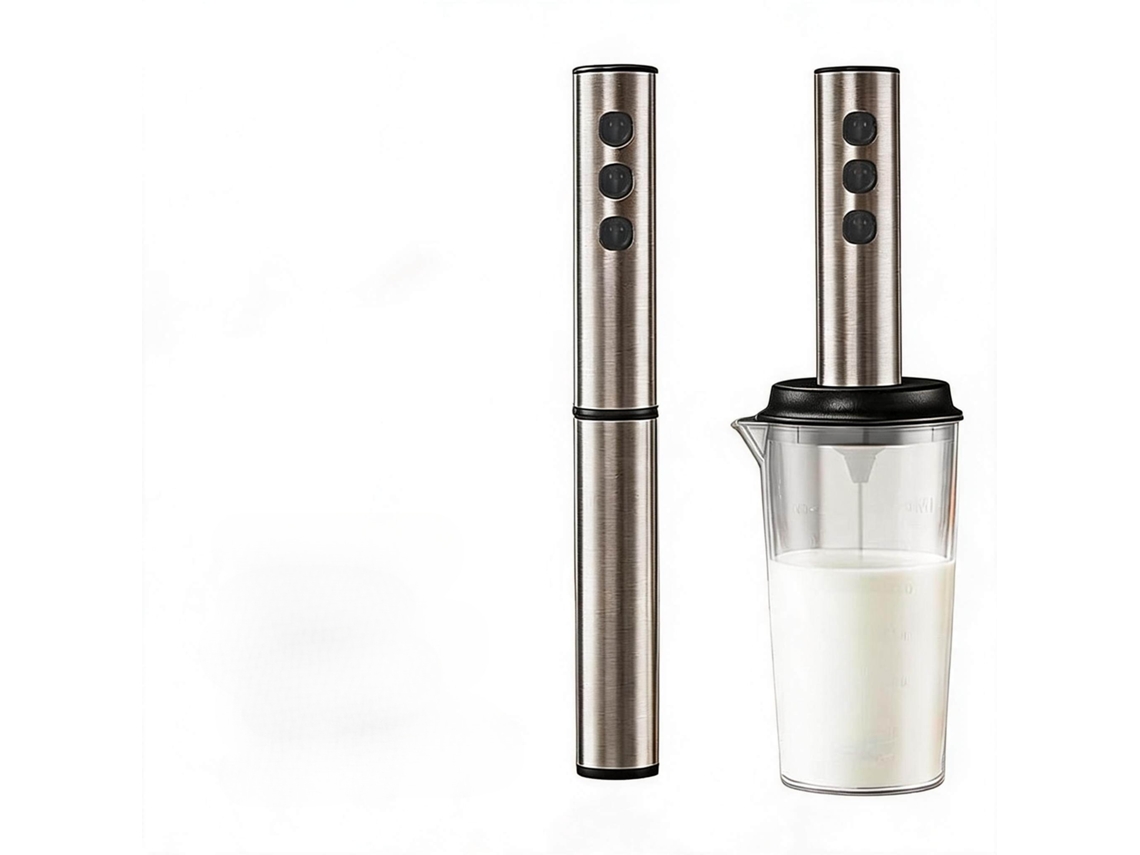 Espumador de Leite Elétrico com Copo para Espuma de 350ml e 3 Velocidades HENTEN HOME