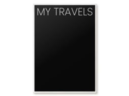 Magnetic Board My Travels For The Living Room Espelharte (70x100 Cm)