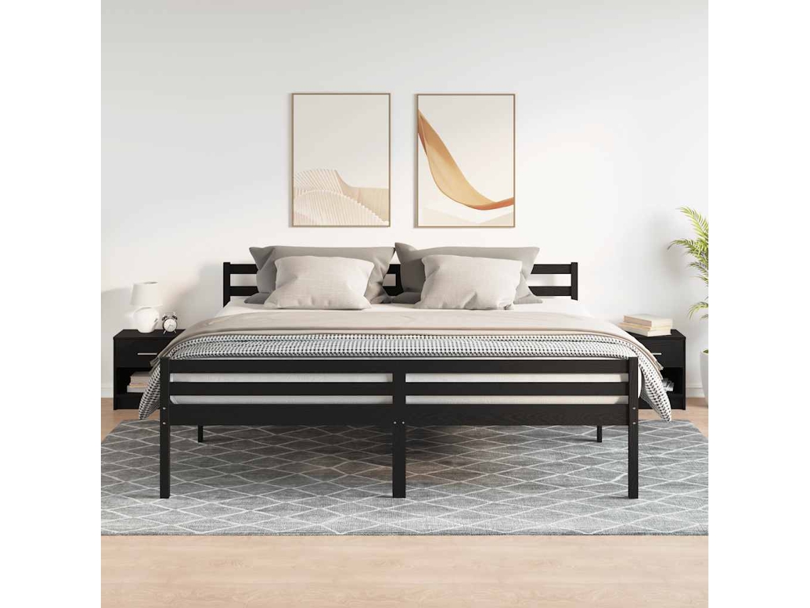 Vidaxl Mesas De Cabeceira 2 Pcs Com Gaveta 39x28x41 Cm Preto