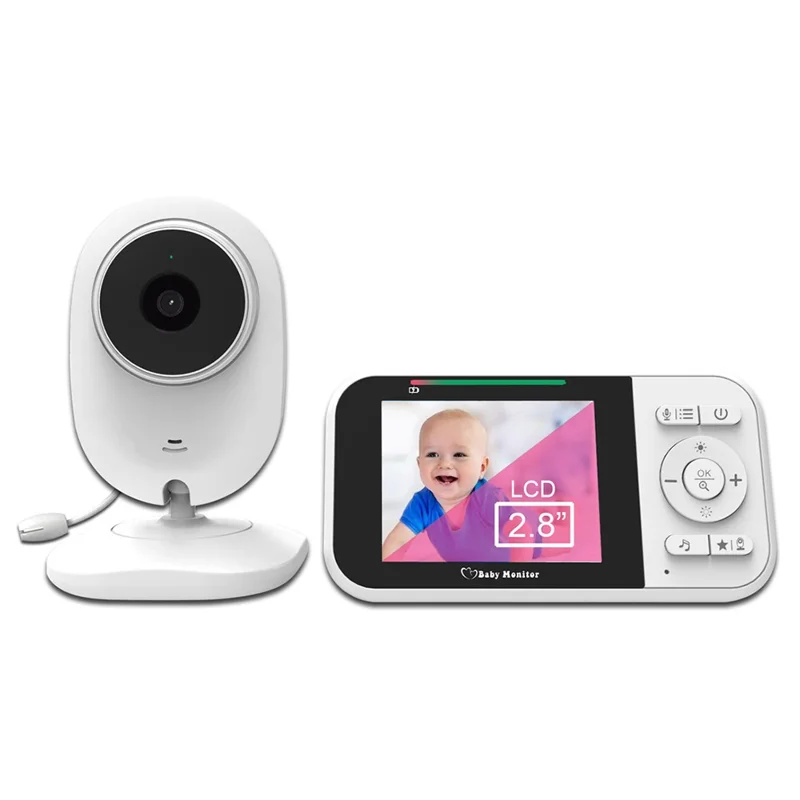 Monitor De Bebé Zruxe Sp218 Ecrã De 2,8 Polegadas Com Áudio Bidirecional, Visão Noturna E Câmara Infantil