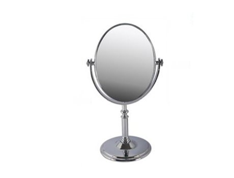 Espelho de maquiagem giratório de mesa oval acessório de banheiro feminino 33,5 cm 52770