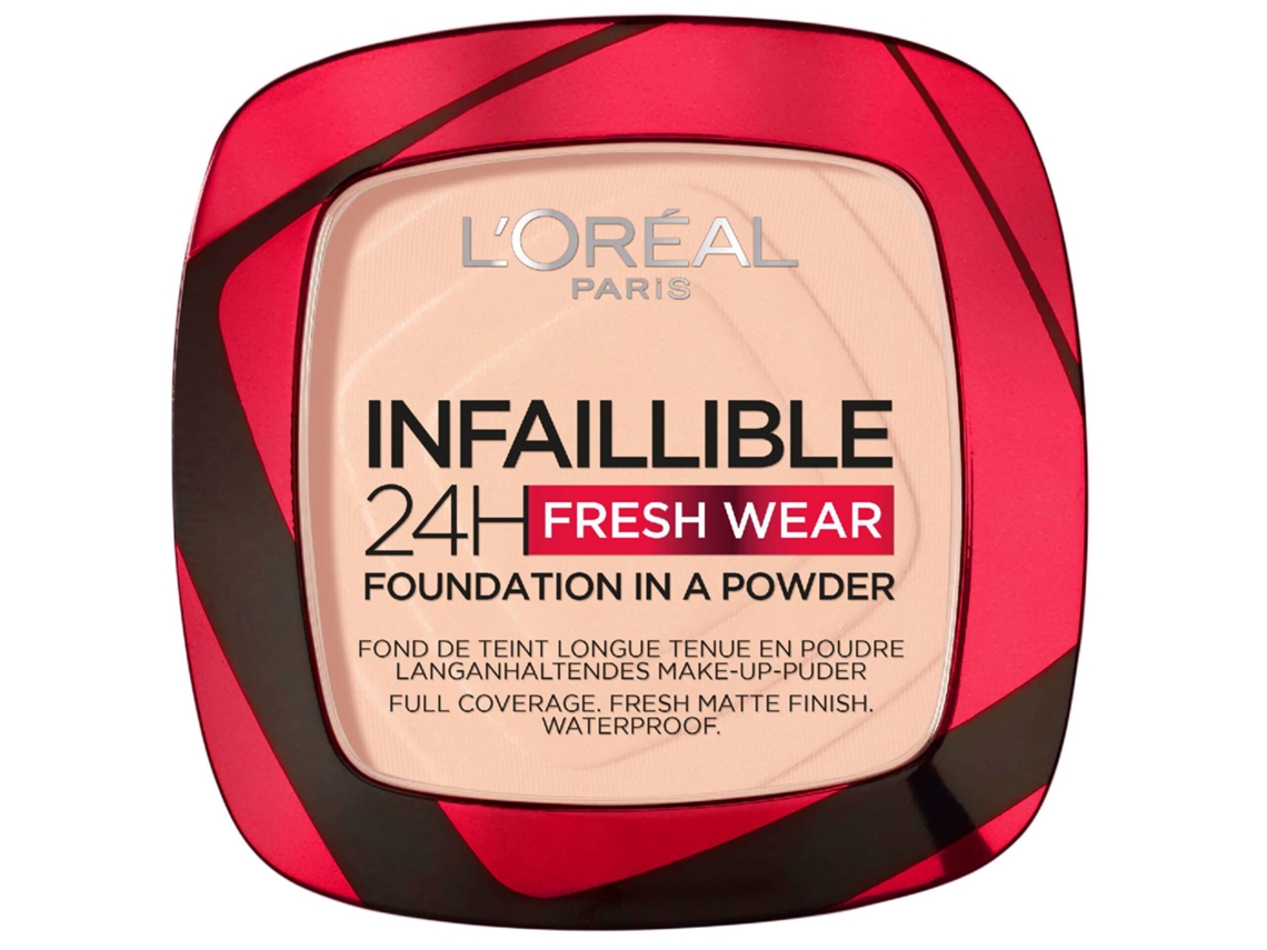 Base em Pó 2 em 1 Infaillible 24h Fresh Wear 180 L'ORÉAL PARIS emb. 1 un