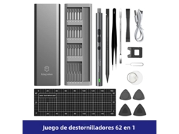 Conjunto De Chave De Fenda Elétrica 6 Em 1 Com Cabo De Precisão, Conjunto De Ferramentas Sem Fio Compactas