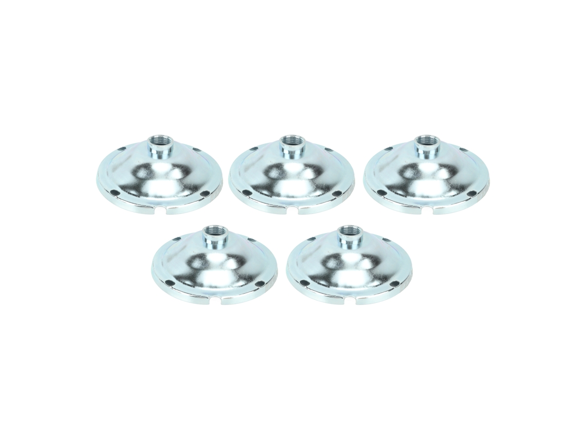 2026 5pcs Parasol de Lâmpada Industrial de Ferro para Armazém Fábrica Mina com Rosca Interna G1/2 12cm