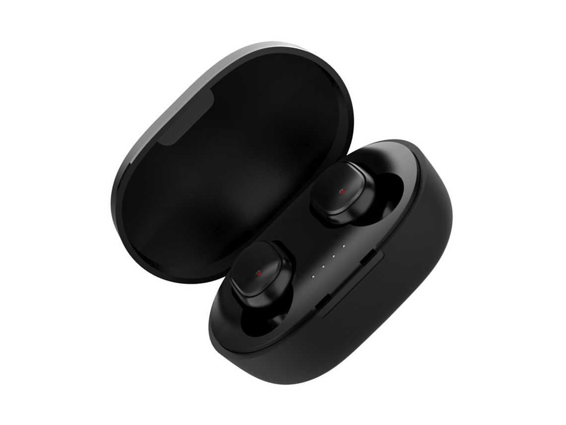 Fones de Ouvido Bluetooth Tomtop A6s preto EOOCOO emparelhamento automático cancelamento de ruído