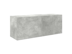 Bathroom Wall Cabinet, Bathroom Wall Cabinets Vidaxl Cinzeto Madeira Processada (80 X 25 X 30 Cm)