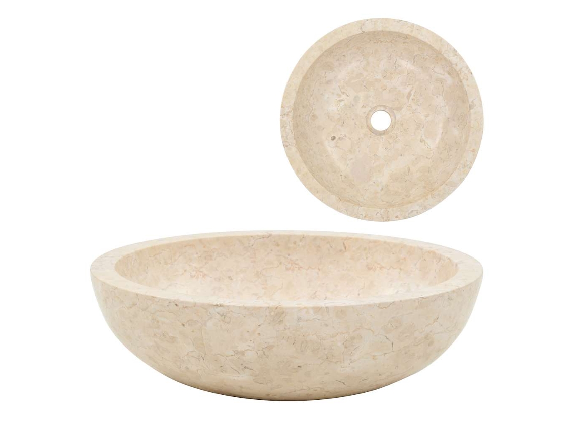 Sink, Sinks Vidaxl Creme Mármore (n/a)
