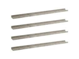 Wall Shelf, Wall Shelves Vidaxl Cinzeto Mdf (100 X 9 X 3 Cm)