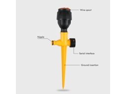 Sistema De Irrigação Automática Com Rotação De 360° Para Jardim, Gramado E Gramado. Aspersor De Água Para Jardim Com Mangueira.