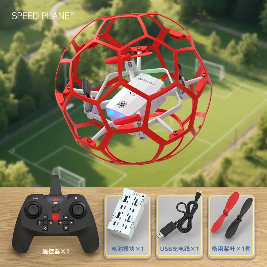 Bola Voadora Controlada Remotamente, À Prova de Quedas, Adequada para Iniciantes. MDUG (vermelho)