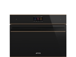Forno Micro-ondas SMEG Dolce Stil Novo SO4604M2PNR (40 L - 59.7 cm - Hidrolítico - Preto)