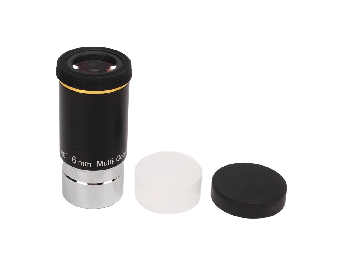 Ocular Para Telescópio Astronômico De 1.25 Polegadas, Distância Focal De 6mm, Ângulo De Visão De 66 Graus, Acessório Para Telescópio