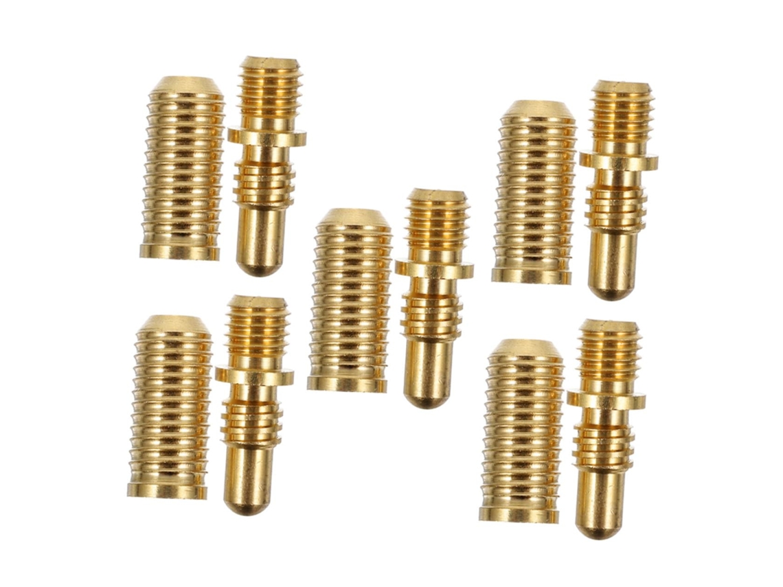 Conjunto De 5 Parafusos Cobre Para Extensão Taco Bilhar. Resistentes