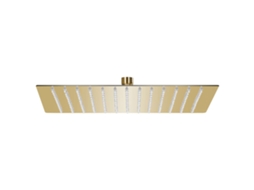 Vidaxl Cabeça De Chuveiro Quadrada 25x25 Cm Aço Inoxidável Dourado