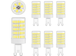 lâmpada Led G9 Branco Frio, Lâmpada G9 De 10 W 6000 K, Pacote Com 6 Jortmrd