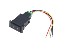 Interruptor de Farol de Neblina com LED, 12V, IP67 YURU