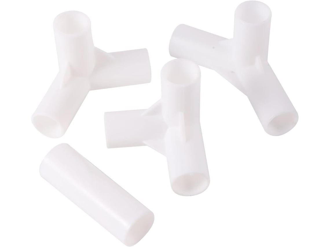 Pacote com 50 conectores em T de 90 120 e 135 graus com diâmetro interno de 16 mm S/MARCA