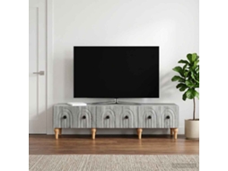 Vidaxl Gabinete Para Tv Com Gaveta Sonoma Cinzento 147 X 34,5 X 30 Cm