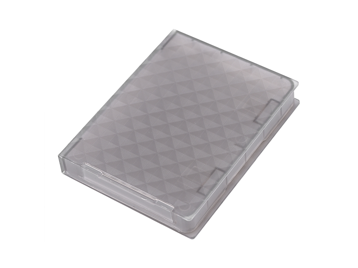 Raum-caixa De Armazenamento Antiestática Para Hdd Ssd 2.5 Polegadas Resistente A Impactos E Poeira Cinza (sem Disco Rígido)