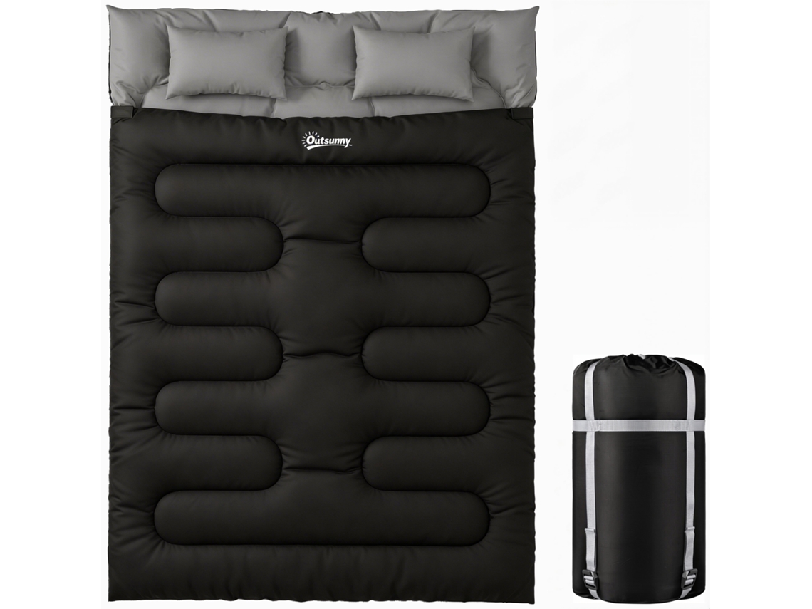 Barraca de Camping BISBISOUS para 5 pessoas com 2 quartos e cobertura 590x245x193cm