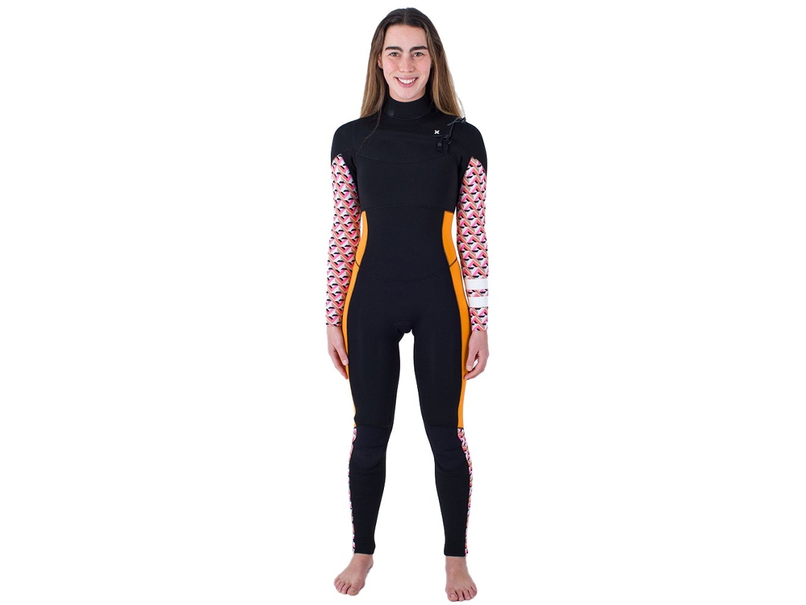 Fato Neoprene Plus Printed 4/3 Mm Laranja 10Hurley