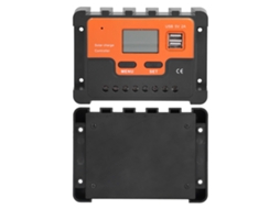 Regulador De Carga Solar Dbs12: 12v/24v 20a, 3 Etapas Pwm, Display Lcd, Abs