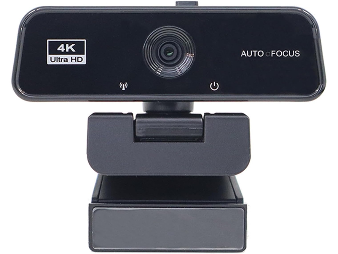 Webcam 4k Com Foco Automático E Microfones Com Cancelamento De Ruído