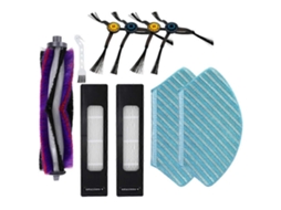 Conjunto De 10 Peças De Reposição Para Aspirador De Pó Midea M7 / M7 Pro / M7 Max / Eureka Ner700: Escova Lateral Principal, Filtro E Pano De Li_ptg