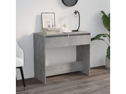 Vidaxl Mesa Consola 89x41x76,5cm Derivados De Madeira Cinzento-cimento