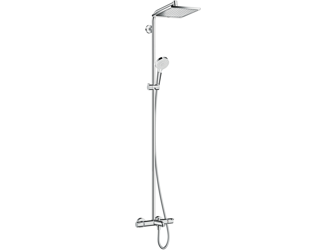 Crometta E Chuveiro 240 1jet Com Termóstato De Banheira, Cromado Hansgrohe