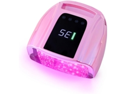 Lâmpada UV LED sem fio SFUSHOS, 96 W, recarregável para secagem de unhas em gel