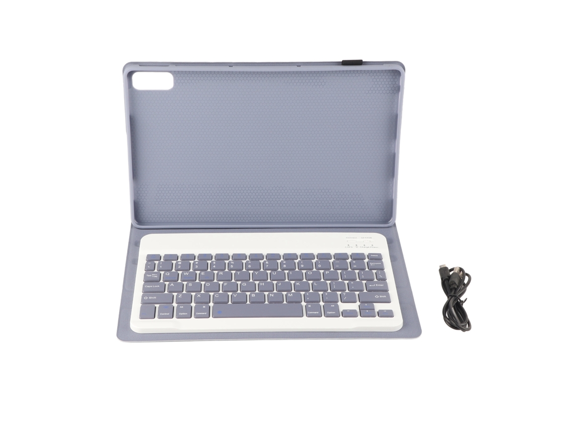 2026zentro-capa Protetora Magnética Com Teclado Sem Fio Bt Slim Para Tab P11 2ª Gên 11.5in Pad Plus 2023 Roxa