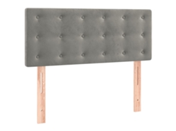 Cabeceira de Cama Veludo 80x5x78/88 Cm Cinzento claro MAISON EXCLUSIVE