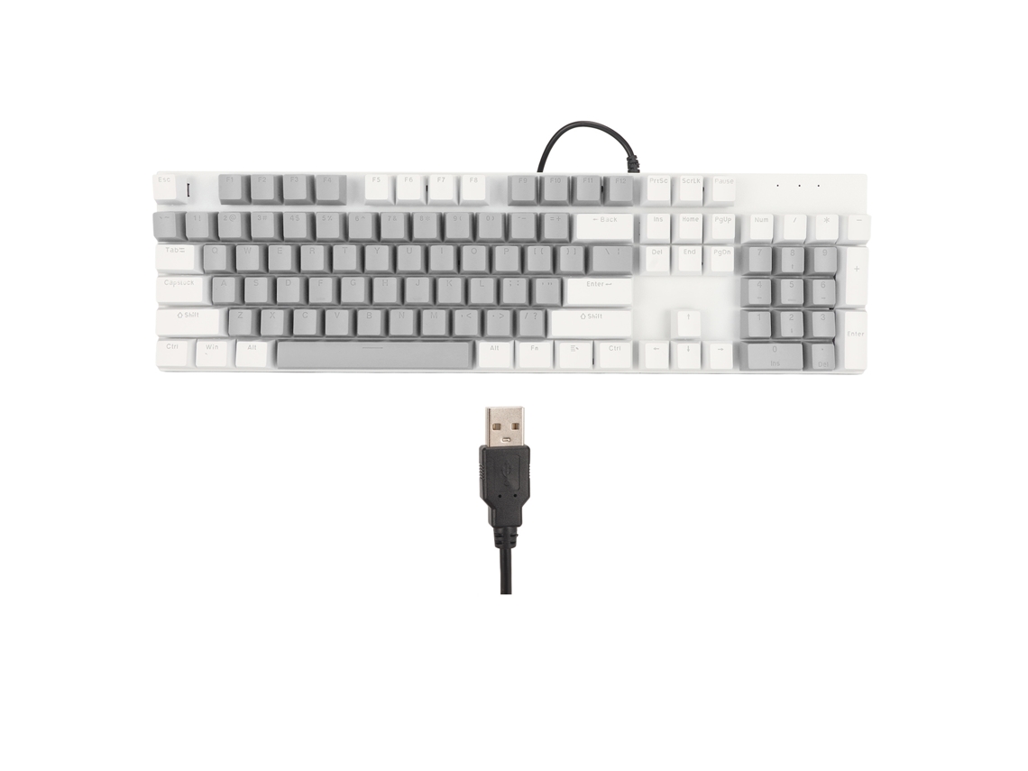 Teclado Mecânico Para Jogos Rgb Com 104 Teclas