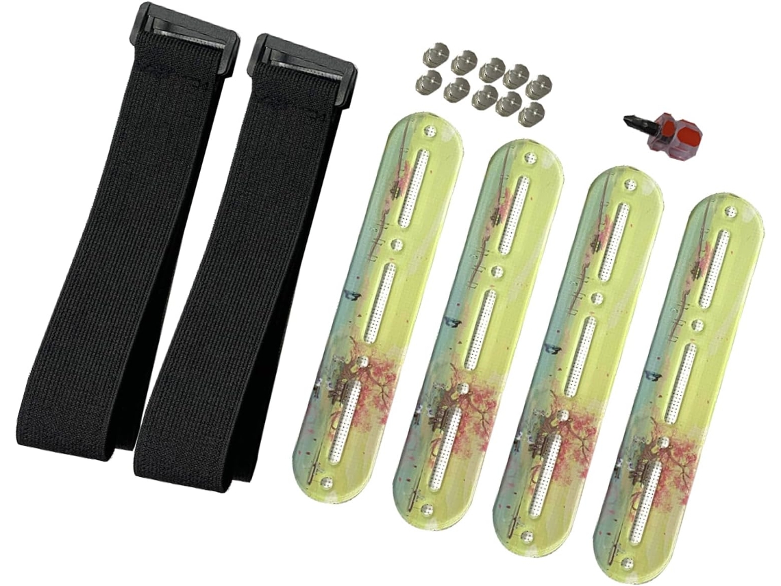 Grampos de tensão lateral para costura em acrílico, grampo de suporte para tecido de bordado com tira elástica Fuso.