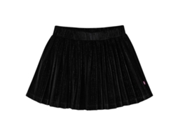 Saia Plissada Para Criança Com Lurex Preto 92