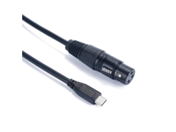 Cabo Balanceado Ac 3pin Xlrs Usb Estéreo Macho Para 3 Pinos Fêmea