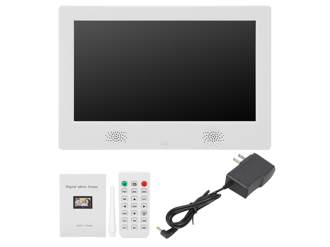 Moldura Digital Para Fotos Hd 10 Polegadas Resolução 1024x600 Suporte Mp3