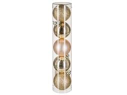 Bolas de Natal 50Mm X 5 Ouro FEERIC LIGHTS & CHRISTMAS