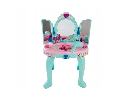 Mesa de Maquilhagem para Criança Azul LEAN TOYS