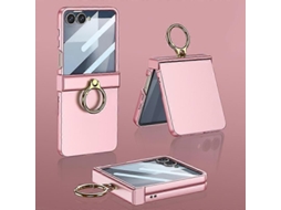 Capa Gkk Integrada Ultrafina Com Dobradiça E Cobertura Total, Com Anel De Fixação, Para Samsung Galaxy Z Flip7 5g.