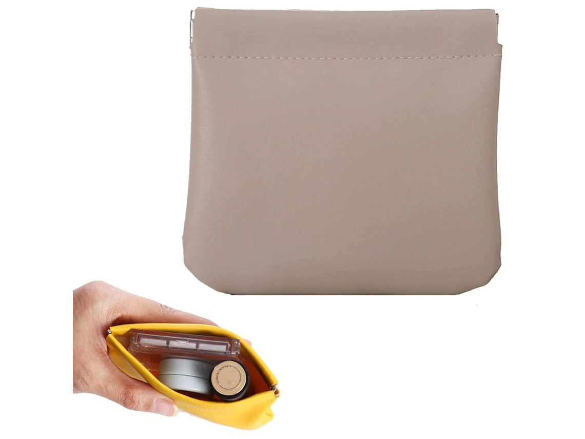 Bolsa Organizadora De Maquiagem Portátil Para Mulher, Pequena E Exquisita, Material De Couro De Alta Qualidade, Impermeável